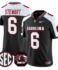 Dylan Stewart Jersey #6 South Carolina Gamecocks 2026 Limited Stitched by My Store NCAA Football Jerseys