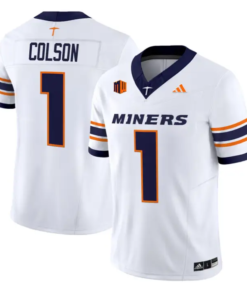 EJ Colson Jersey #1 UTEP Miners 2016 Vapor Limited Stitched by My Store NCAA Football Jerseys