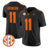 Faizon Brandon Jersey #11 Tennessee Vols 2026 Vapor Limited Stitched - Top Wow Design Faizon Brandon Jersey #11 Tennessee Vols 2026 Vapor Limited Stitched