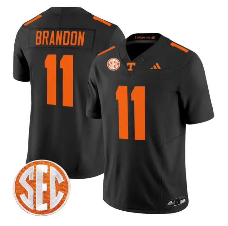 Faizon Brandon Jersey #11 Tennessee Vols 2026 Vapor Limited Stitched by My Store NCAA Football Jerseys