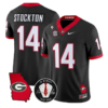 Gunner Stockton Jersey #14 Georgia Bulldogs 2026 Vince Dooley Stitched - Top Wow Design Gunner Stockton Jersey #14 Georgia Bulldogs 2026 Vince Dooley Stitched