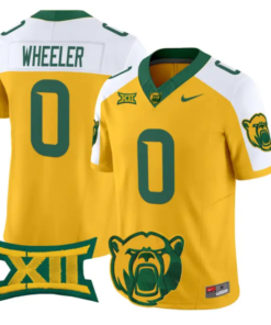 Hosea Wheeler Jersey #0 Baylor Bears 2026 Vapor Limited Stitched by My Store NCAA Football Jerseys
