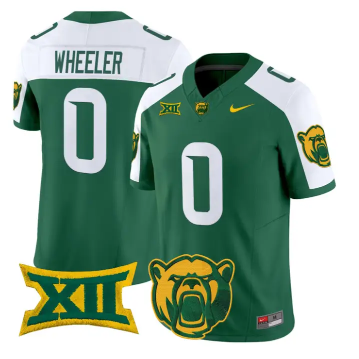 Hosea Wheeler Jersey #0 Baylor Bears 2026 Vapor Limited Stitched by My Store NCAA Football Jerseys