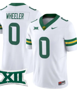 Hosea Wheeler Jersey #0 Baylor Bears 2026 Vapor Limited Stitched by My Store NCAA Football Jerseys