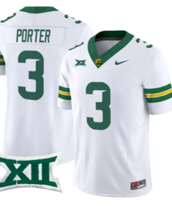 Jadon Porter Jersey #3 Baylor Bears 2026 Vapor Limited Stitched by My Store NCAA Football Jerseys