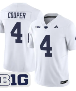 Jeremiah Cooper Jersey #4 Penn State Nittany 2026 Limited Stitched by My Store NCAA Football Jerseys