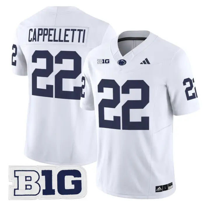 John Cappelletti Jersey #22 Penn State Nittany 2026 Limited Stitched by My Store NCAA Football Jerseys