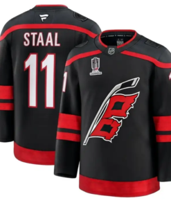 Jordan Staal Jersey #11 Carolina Hurricanes 2026 Stanley Cup Champions Black by Hockey David