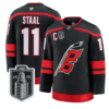 Jordan Staal Jersey #11 Carolina Hurricanes 2026 Stanley Cup Patch Stitched