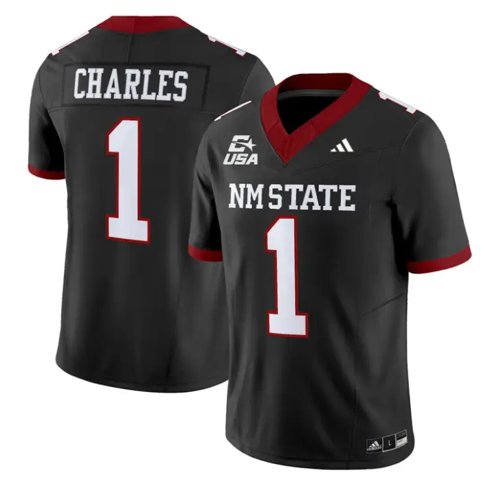 Josiah Charles Jersey #1 New Mexico State 2026 Vapor Limited Stitched by My Store NCAA Football Jerseys