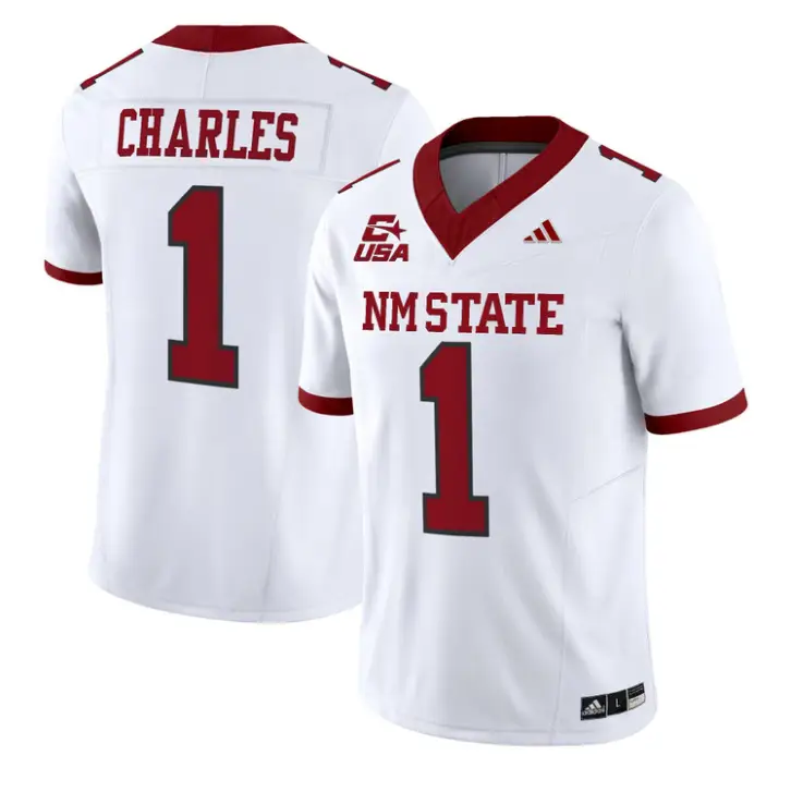 Josiah Charles Jersey #1 New Mexico State 2026 Vapor Limited Stitched by My Store NCAA Football Jerseys
