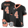 KJ Bolden Jersey #4 Georgia Bulldogs 2026 The Big Peach Stitched - Top Wow Design KJ Bolden Jersey #4 Georgia Bulldogs 2026 The Big Peach Stitched