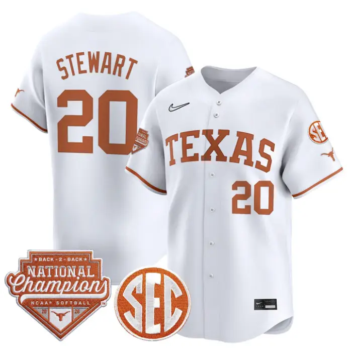 Katie Stewart Jersey #20 Texas 2026 Back-To-Back World SeriesChampions by My Store