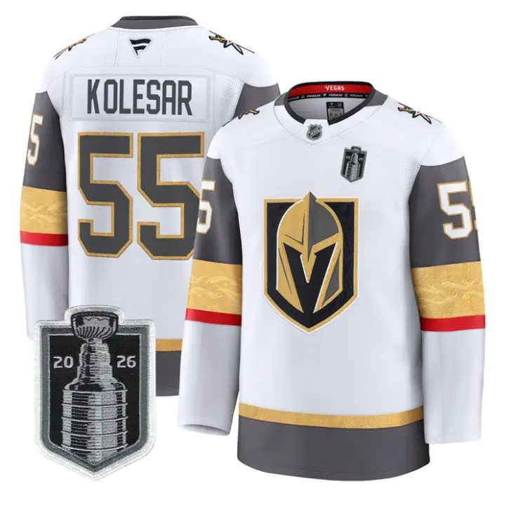 Keegan Kolesar Jersey #55 Vegas Golden Knights 2026 Stanley Cup Stitched by Hockey David