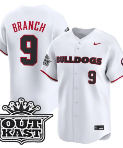 Kolby Branch Jersey #9 Georgia Bulldogs Baseball 2026 Outkast Stitched by My Store