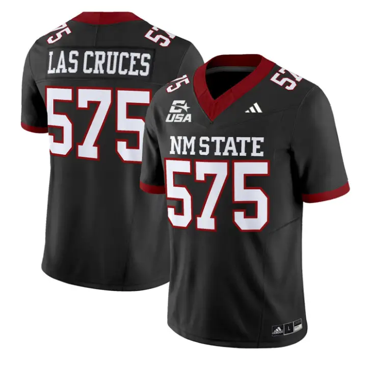 Las Cruces Jersey #575 New Mexico State 2026 Vapor Limited Stitched by My Store NCAA Football Jerseys