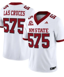 Las Cruces Jersey #575 New Mexico State 2026 Vapor Limited Stitched by My Store NCAA Football Jerseys
