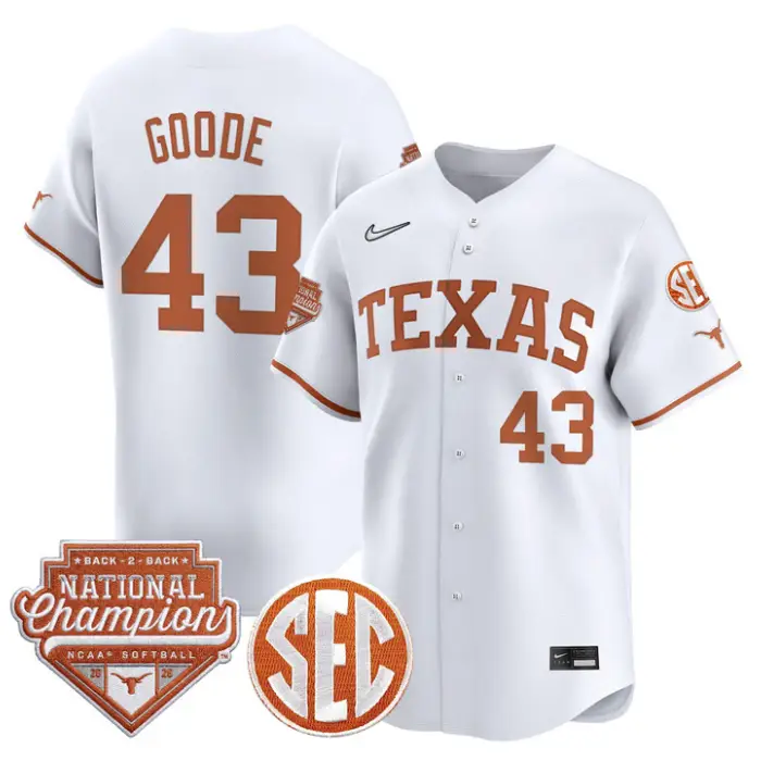 Leighann Goode Jersey #43 Texas 2026 Back-To-Back World SeriesChampions by My Store