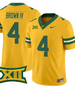 Louis Brown IV Jersey #4 Baylor Bears 2026 Vapor Limited Stitched by My Store NCAA Football Jerseys