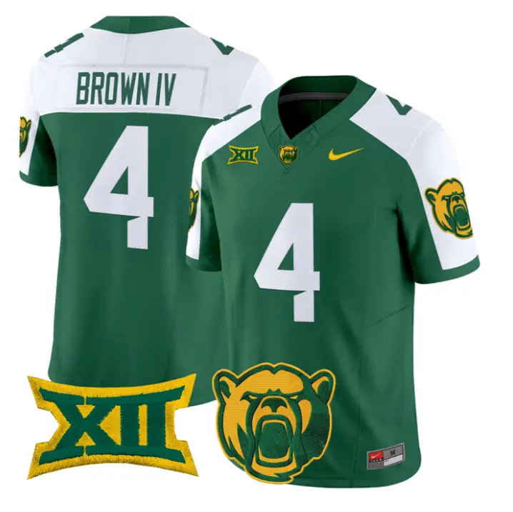 Louis Brown IV Jersey #4 Baylor Bears 2026 Vapor Limited Stitched by My Store NCAA Football Jerseys