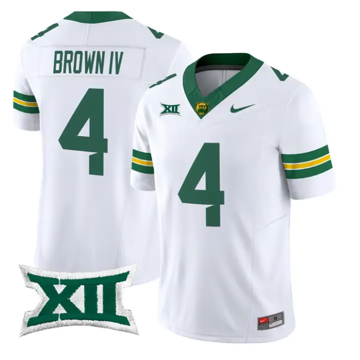 Louis Brown IV Jersey #4 Baylor Bears 2026 Vapor Limited Stitched by My Store NCAA Football Jerseys