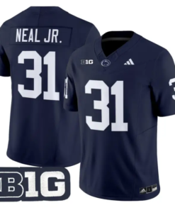 Marcus Neal Jr Jersey #31 Penn State Nittany 2026 Limited Stitched by My Store NCAA Football Jerseys