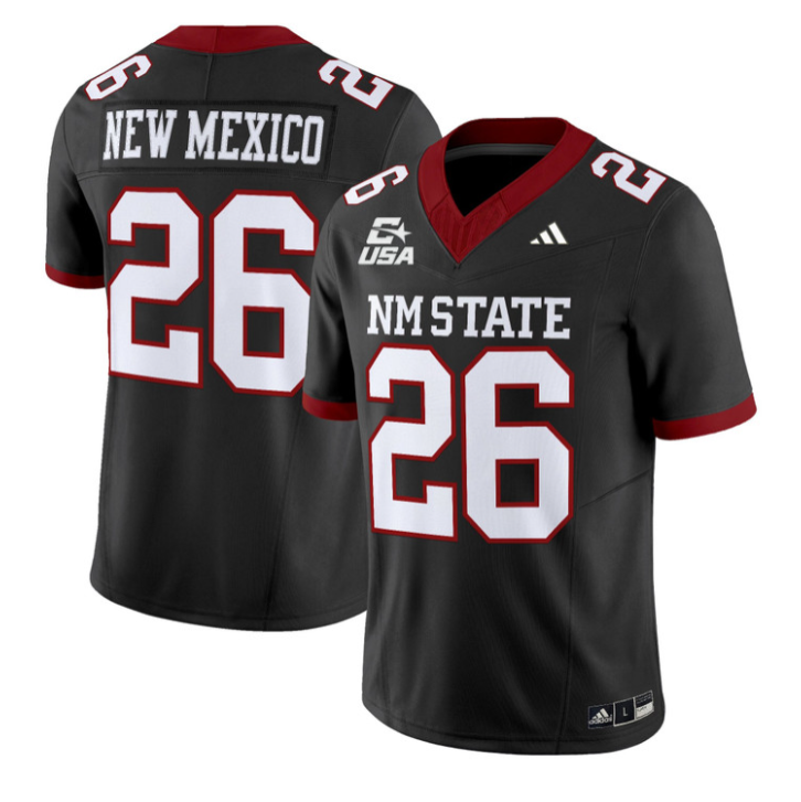 New Mexico Jersey #26 New Mexico State 2026 Vapor Limited Stitched by My Store NCAA Football Jerseys