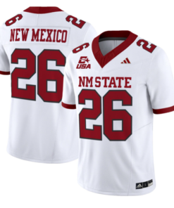 New Mexico Jersey #26 New Mexico State 2026 Vapor Limited Stitched by My Store NCAA Football Jerseys