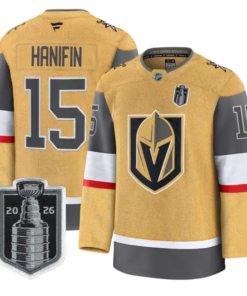 Noah Hanifin Jersey #15 Vegas Golden Knights 2026 Stanley Cup Stitched by Hockey David