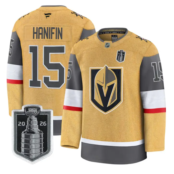 Noah Hanifin Jersey #15 Vegas Golden Knights 2026 Stanley Cup Stitched by Hockey David