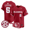Nolan Stevens Jersey #5 Oklahoma Sooners Baseball 2026 Vapor Stitched
