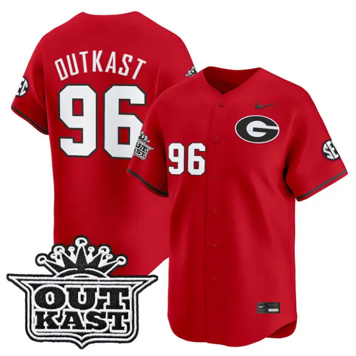 OutKast Jersey #96 Georgia Bulldogs Baseball 2026 Outkast Stitched by My Store