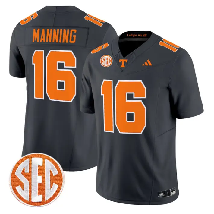 Peyton Manning Jersey #16 Tennessee Vols 2026 Vapor Limited Stitched by My Store NCAA Football Jerseys