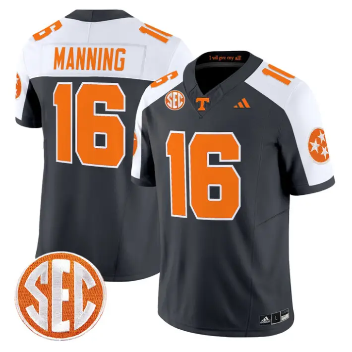 Peyton Manning Jersey #16 Tennessee Vols 2026 Vapor Limited Stitched by My Store NCAA Football Jerseys