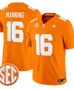 Peyton Manning Jersey #16 Tennessee Vols 2026 Vapor Limited Stitched by My Store NCAA Football Jerseys