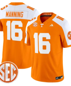 Peyton Manning Jersey #16 Tennessee Vols 2026 Vapor Limited Stitched by My Store NCAA Football Jerseys