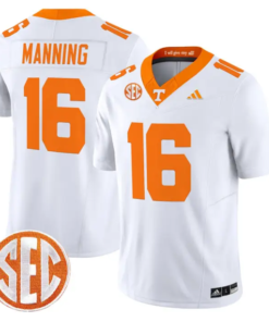 Peyton Manning Jersey #16 Tennessee Vols 2026 Vapor Limited Stitched by My Store NCAA Football Jerseys