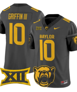Robert Griffin IIIJersey #10 Baylor Bears 2026 Vapor Limited Stitched by My Store NCAA Football Jerseys