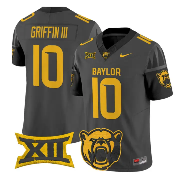 Robert Griffin IIIJersey #10 Baylor Bears 2026 Vapor Limited Stitched by My Store NCAA Football Jerseys