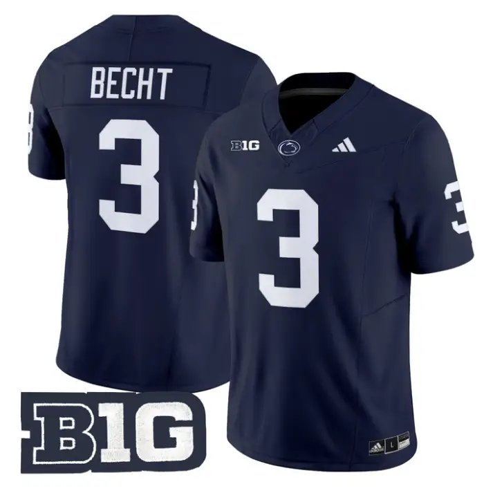 Rocco Becht Jersey #3 Penn State Nittany 2026 Limited Stitched by My Store NCAA Football Jerseys