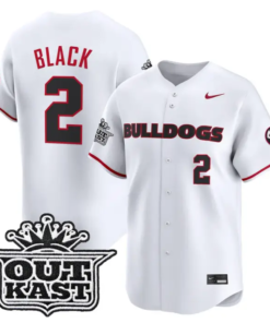 Ryan Black Jersey #2 Georgia Bulldogs Baseball 2026 Outkast Stitched by My Store