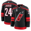 Seth Jarvis Jersey #24 Carolina Hurricanes 2026 Stanley Cup Champions Black - Top Wow Design Seth Jarvis Jersey #24 Carolina Hurricanes 2026 Stanley Cup Champions Black
