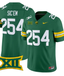 Sic'Em Jersey #254 Baylor Bears 2026 Vapor Limited Stitched by My Store NCAA Football Jerseys