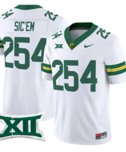 Sic'Em Jersey #254 Baylor Bears 2026 Vapor Limited Stitched by My Store NCAA Football Jerseys