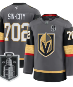 SinCity Jersey #702 Vegas Golden Knights 2026 Stanley Cup Stitched by Hockey David