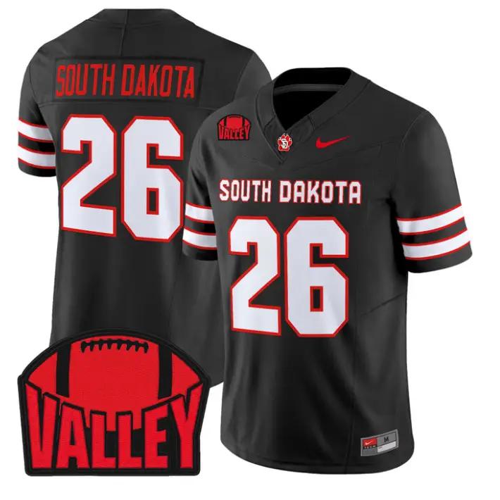 South Dakota Jersey #26 South Dakota 2026 Vapor Limited Stitched by My Store NCAA Football Jerseys