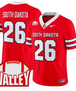 South Dakota Jersey #26 South Dakota 2026 Vapor Limited Stitched by My Store NCAA Football Jerseys