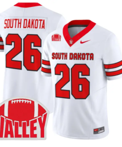 South Dakota Jersey #26 South Dakota 2026 Vapor Limited Stitched by My Store NCAA Football Jerseys