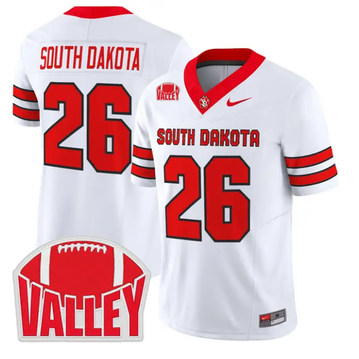 South Dakota Jersey #26 South Dakota 2026 Vapor Limited Stitched by My Store NCAA Football Jerseys