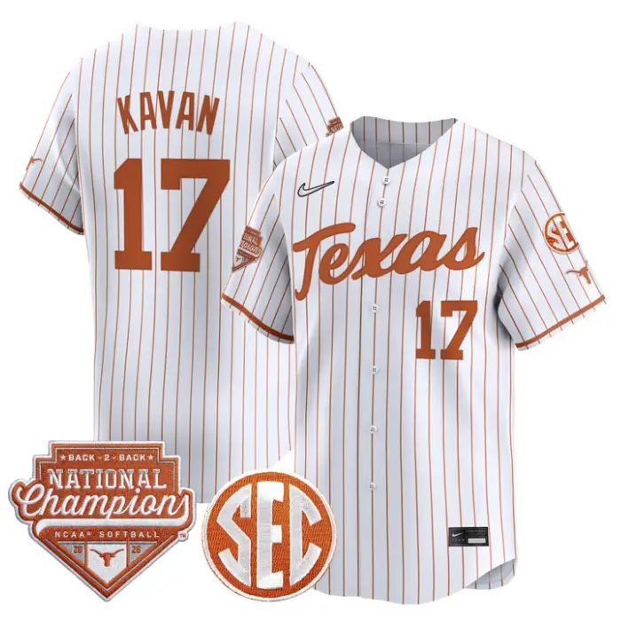Teagan Kavan Jersey #17 Texas 2026 Back-To-Back World SeriesChampions by My Store